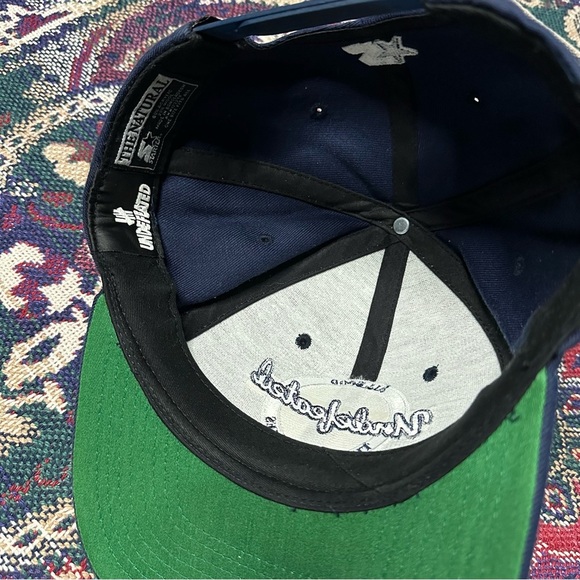 Undefeated X Starter Dark Blue Snapback Hat OSFA - Picture 7 of 7